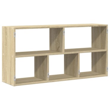 vidaXL Ράφι Τοίχου Sonoma Δρυς 100x25x50cm Επεξεργασμένο Ξύλο 1 τεμ.