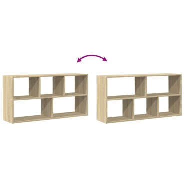 vidaXL Ράφι Τοίχου Sonoma Δρυς 100x25x50cm Επεξεργασμένο Ξύλο 1 τεμ.