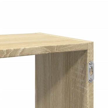 vidaXL Ράφι Τοίχου Sonoma Δρυς 100x25x50cm Επεξεργασμένο Ξύλο 1 τεμ.