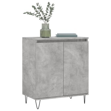 vidaXL Ντουλάπι Γκρι Σκυροδέματος 60x35x70cm Επεξεργασμένο Ξύλο 1 τεμ.