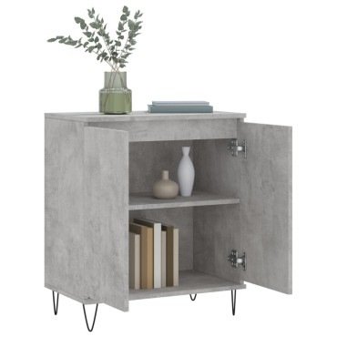 vidaXL Ντουλάπι Γκρι Σκυροδέματος 60x35x70cm Επεξεργασμένο Ξύλο 1 τεμ.