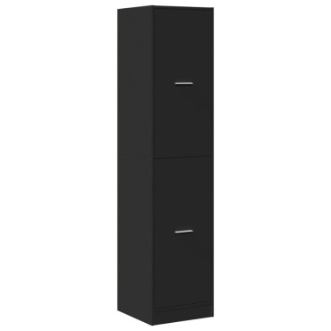 vidaXL Συρταριέρα Γενικής Χρήσης Μαύρο 40x41x174,5cm Επεξ. Ξύλο 1 τεμ.