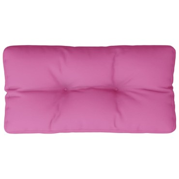 vidaXL Μαξιλάρι Παλέτας Ροζ 80x40x12cm Υφασμάτινο