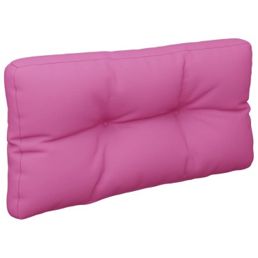vidaXL Μαξιλάρι Παλέτας Ροζ 80x40x12cm Υφασμάτινο