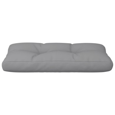 vidaXL Μαξιλάρι Παλέτας Γκρι 80x40x12cm Υφασμάτινο