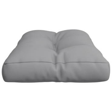 vidaXL Μαξιλάρι Παλέτας Γκρι 80x40x12cm Υφασμάτινο