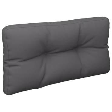 vidaXL Μαξιλάρι Παλέτας Ανθρακί 80x40x12cm Υφασμάτινο