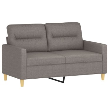 vidaXL Σετ Σαλονιού 3 τεμ. Taupe από Ύφασμα 138x77x80cm  Διθέσιος