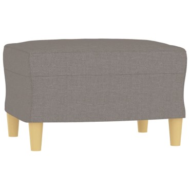 vidaXL Σετ Σαλονιού 3 τεμ. Taupe από Ύφασμα 138x77x80cm  Διθέσιος