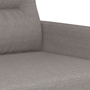 vidaXL Σετ Σαλονιού 3 τεμ. Taupe από Ύφασμα 138x77x80cm  Διθέσιος