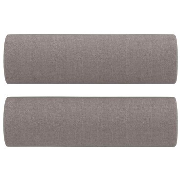 vidaXL Σετ Σαλονιού 3 τεμ. Taupe από Ύφασμα 138x77x80cm  Διθέσιος