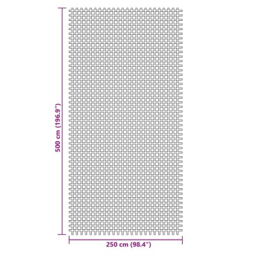 vidaXL Χαλί Σκηνής Μπλε 5x2,5 μ.