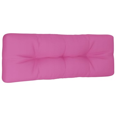 vidaXL Μαξιλάρι Παλέτας Ροζ 120x40x12cm Υφασμάτινο