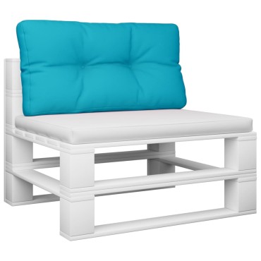 vidaXL Μαξιλάρι Παλέτας Τιρκουάζ 80x40x12cm Υφασμάτινο