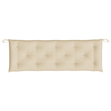 vidaXL Μαξιλάρι Πάγκου Κήπου Μπεζ 150x50x7cm Ύφασμα Oxford