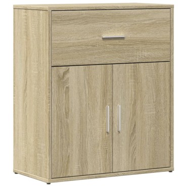 vidaXL Βοηθητικό Ντουλάπι Sonoma Δρυς 60x31x70cm Επεξεργασμένο Ξύλο 1 τεμ.