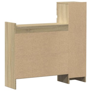 vidaXL Παπουτσοθήκη Sonoma Δρυς 100,5x28x100cm από Επεξεργασμένο Ξύλο