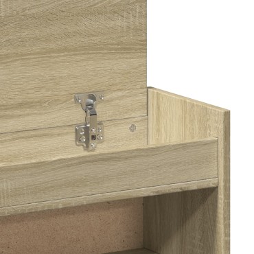 vidaXL Παπουτσοθήκη Sonoma Δρυς 100,5x28x100cm από Επεξεργασμένο Ξύλο
