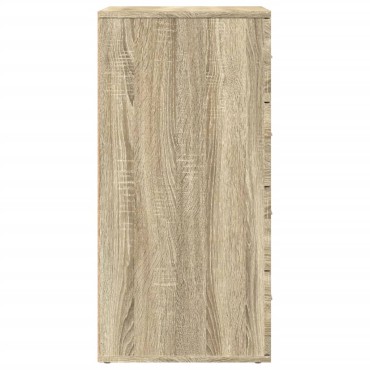 vidaXL Βοηθητικά Ντουλάπια 2 τεμ. Sonoma Δρυς 60x39x80cm Επεξεργ. Ξύλο