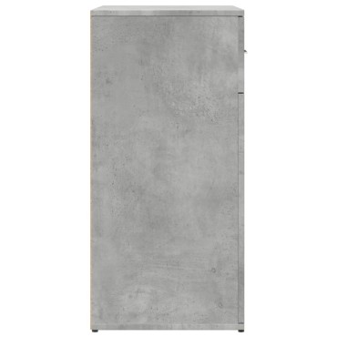 vidaXL Ντουλάπι Γκρι Σκυροδέματος 79x38x80cm Επεξεργασμένο Ξύλο 1 τεμ.