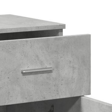 vidaXL Ντουλάπι Γκρι Σκυροδέματος 79x38x80cm Επεξεργασμένο Ξύλο 1 τεμ.