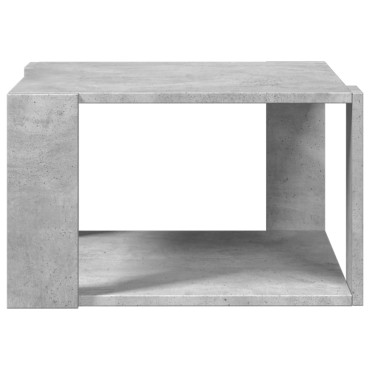 vidaXL Τραπεζάκι Σαλονιού Γκρι Σκυροδ. 51,5x51,5x30cm Επεξεργασμ. Ξύλο 1 τεμ.