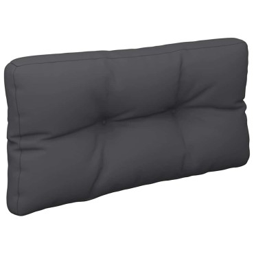 vidaXL Μαξιλάρι Παλέτας Μαύρο 80x40x12cm Υφασμάτινο