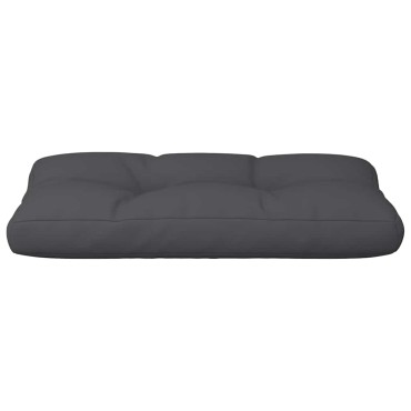 vidaXL Μαξιλάρι Παλέτας Μαύρο 80x40x12cm Υφασμάτινο