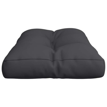 vidaXL Μαξιλάρι Παλέτας Μαύρο 80x40x12cm Υφασμάτινο