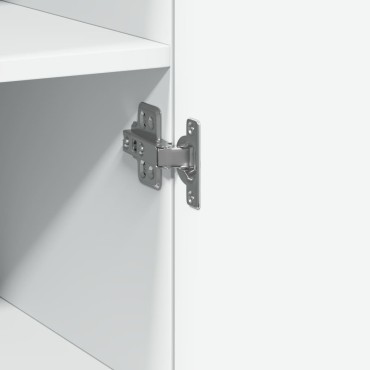 vidaXL Ντουλάπι Αποθήκευσης Στενό Λευκό 40x42,5x225cm Επεξεργ. Ξύλο 1 τεμ.