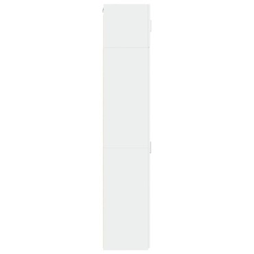 vidaXL Ντουλάπι Αποθήκευσης Στενό Λευκό 40x42,5x225cm Επεξεργ. Ξύλο 1 τεμ.