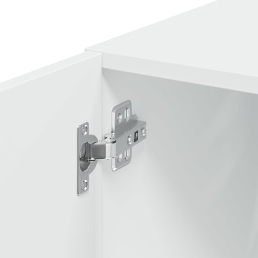 vidaXL Ντουλάπι Αποθήκευσης Στενό Λευκό 40x42,5x225cm Επεξεργ. Ξύλο 1 τεμ.