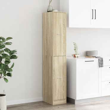 vidaXL Συρταριέρα Γενικής Χρήσης Sonoma Δρυς 30x41x174,5cm Επεξ. Ξύλο 1 τεμ.