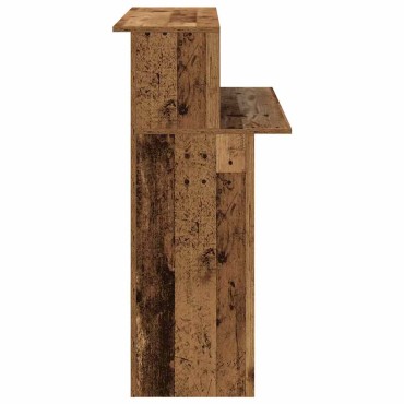 vidaXL Γραφείο υποδοχής Παλιό Ξύλο 100x50x103,5cm Επεξεργασμένο Ξύλο 1 τεμ.