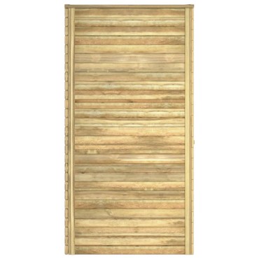 vidaXL Αποθήκη Κήπου 100x110x218 εκ. από Εμποτισμένο Ξύλο Πεύκου