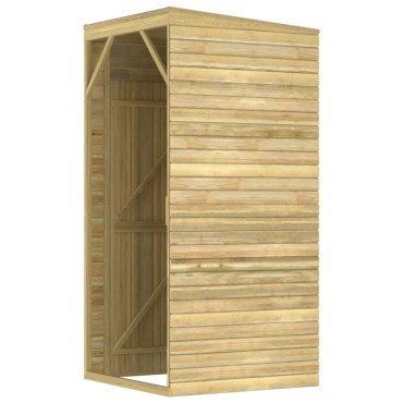 vidaXL Αποθήκη Κήπου 100x110x218 εκ. από Εμποτισμένο Ξύλο Πεύκου