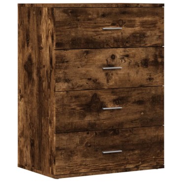vidaXL Συρταριέρα Καπνιστή Δρυς 60x39x80cm από Επεξεργ. Ξύλο 1 τεμ.