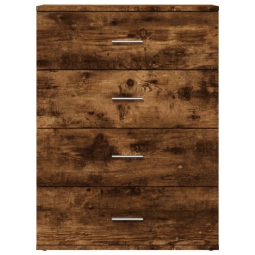 vidaXL Συρταριέρα Καπνιστή Δρυς 60x39x80cm από Επεξεργ. Ξύλο 1 τεμ.