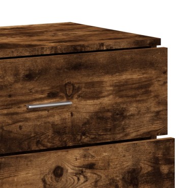 vidaXL Συρταριέρα Καπνιστή Δρυς 60x39x80cm από Επεξεργ. Ξύλο 1 τεμ.