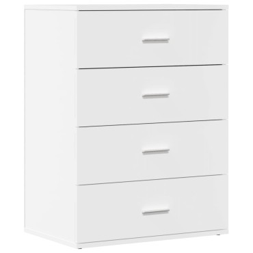 vidaXL Βοηθητικό Ντουλάπι Λευκή 60x39x80cm Επεξεργασμένο Ξύλο 1 τεμ.