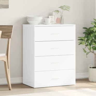 vidaXL Βοηθητικό Ντουλάπι Λευκή 60x39x80cm Επεξεργασμένο Ξύλο 1 τεμ.