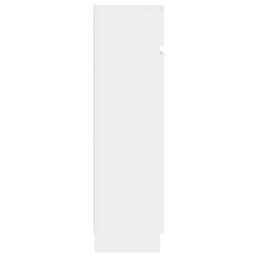 vidaXL Παπουτσοθήκη Λευκή 100,5x28x100cm από Επεξεργασμένο Ξύλο