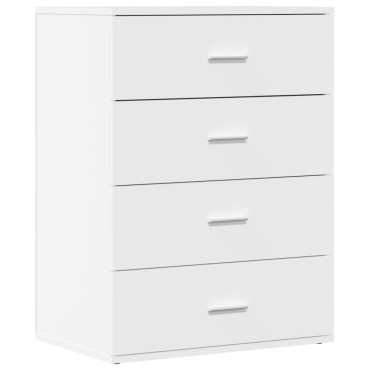 vidaXL Βοηθητικά Ντουλάπια 2 τεμ. Λευκή 60x39x80cm Επεξεργ. Ξύλο