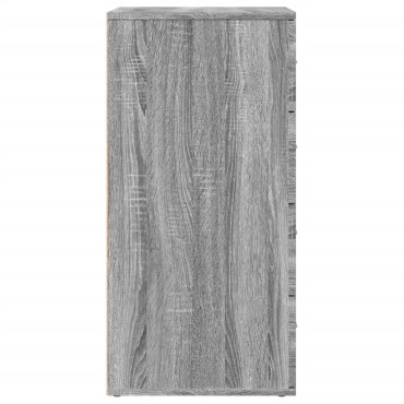 vidaXL Βοηθητικά Ντουλάπια 2 τεμ. Γκρι Sonoma 60x39x80cm Επεξεργ. Ξύλο