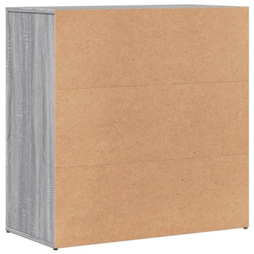 vidaXL Μπουφές Γκρι Sonoma 79x38x80cm από Επεξεργασμένο Ξύλο 1 τεμ.