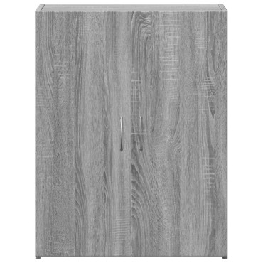 vidaXL Αρχειοθήκη Γκρι Sonoma 60x32x77,5cm από Επεξεργασμένο Ξύλο 1 τεμ.