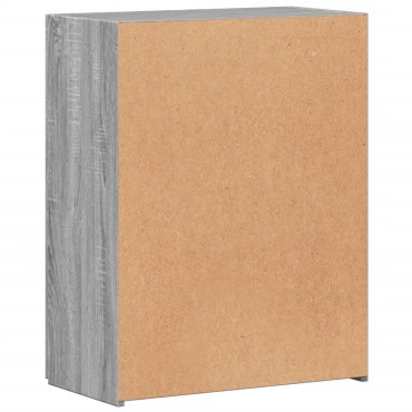 vidaXL Αρχειοθήκη Γκρι Sonoma 60x32x77,5cm από Επεξεργασμένο Ξύλο 1 τεμ.