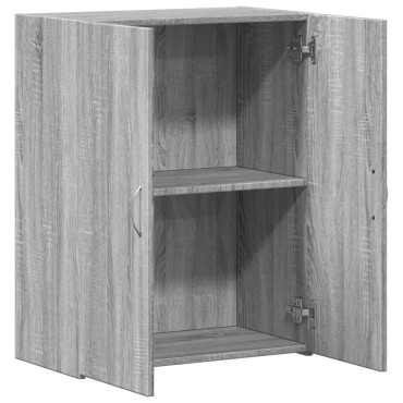 vidaXL Αρχειοθήκη Γκρι Sonoma 60x32x77,5cm από Επεξεργασμένο Ξύλο 1 τεμ.