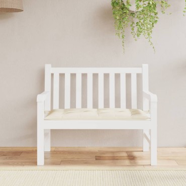 vidaXL Μαξιλάρι Πάγκου Κήπου Κρεμ 100x50x7cm Ύφασμα Oxford