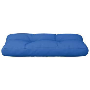 vidaXL Μαξιλάρι Παλέτας Μπλε Ρουά 80x40x12cm Υφασμάτινο